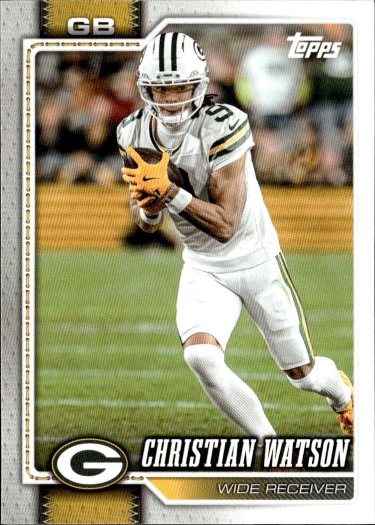 2026 Topps Christian Watson graded slab