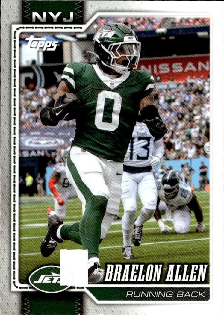 2015 Topps Braelon Allen graded slab