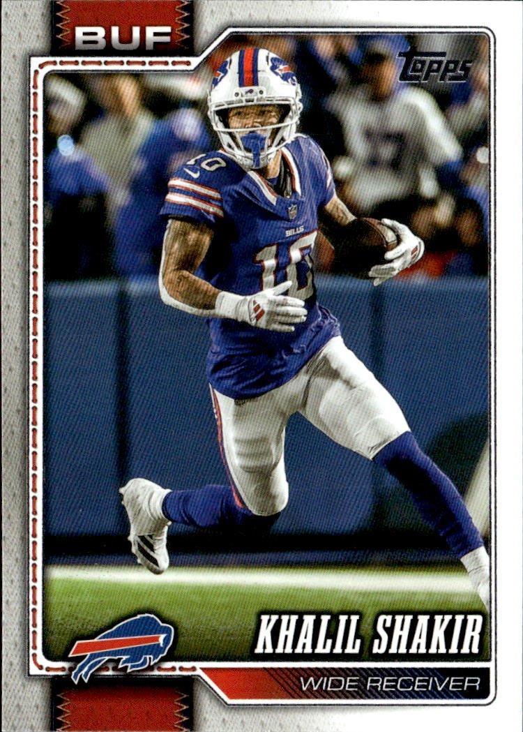 2026 Topps Khalil Shakir graded slab