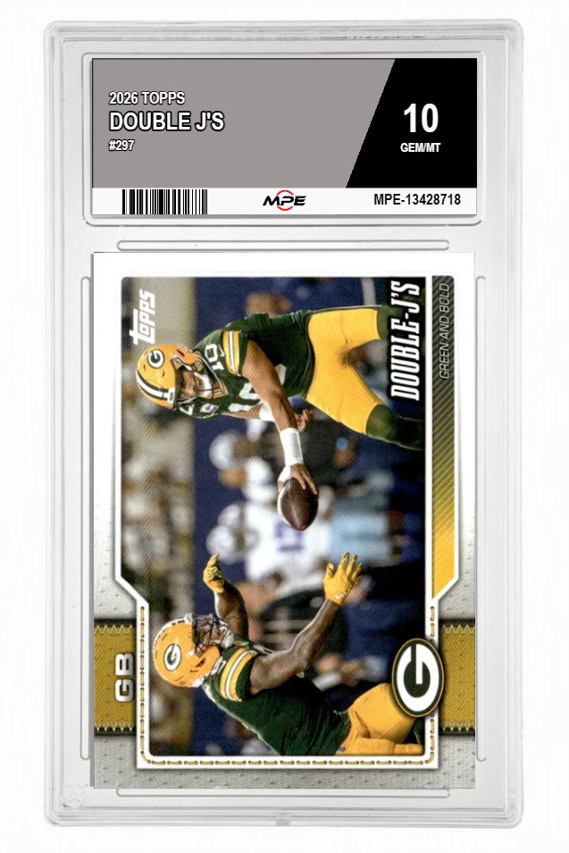 2026 TOPPS #297 DOUBLE J'S MPE 10 GEM/MT — graded card auctioned from the MPE vault