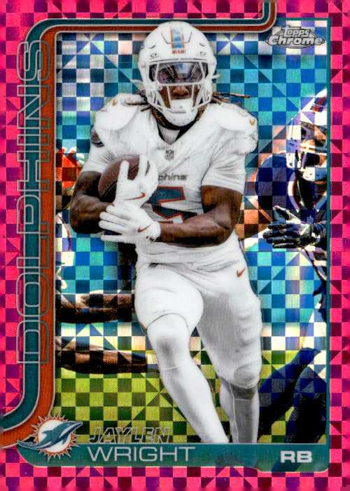 2025 Topps Chrome Jaylen Wright graded slab