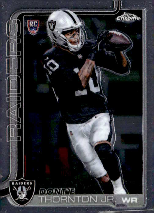 2025 Topps Chrome Dont'E Thornton graded slab
