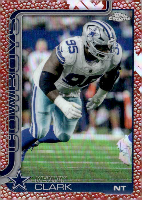 2025 Topps Chrome Kenny Clark graded slab