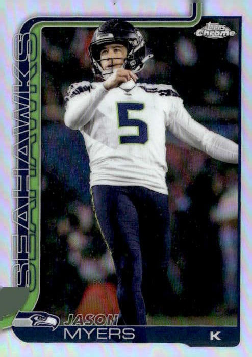 2025 Topps Chrome Jason Myers graded slab