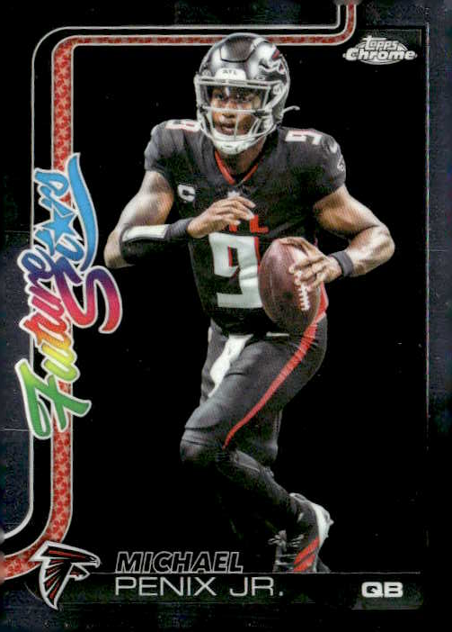 2025 Topps Chrome Michael Penix Jr. graded slab
