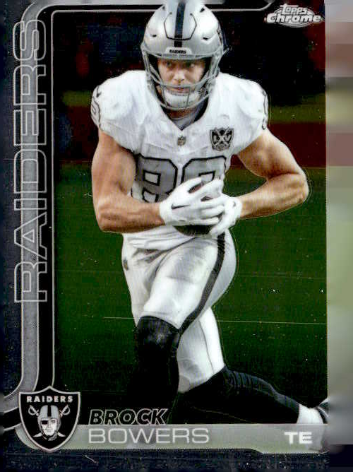 2025 Topps Chrome Brock Bowers graded slab