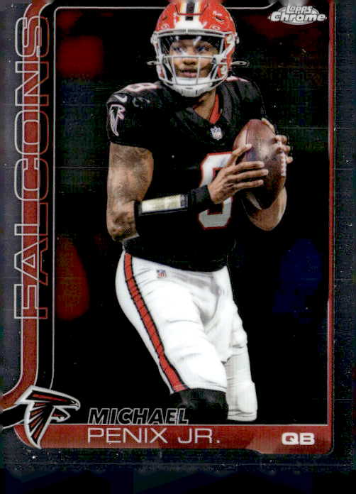2025 Topps Chrome Michael Penix Jr. graded slab