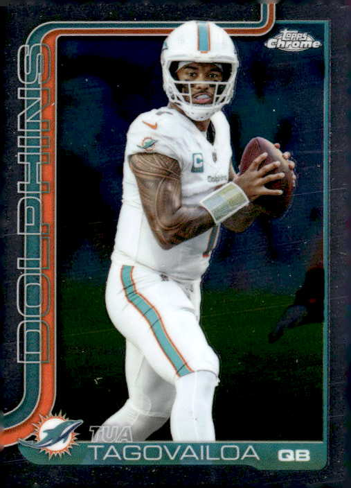 2025 Topps Chrome Tua Tagovailoa graded slab