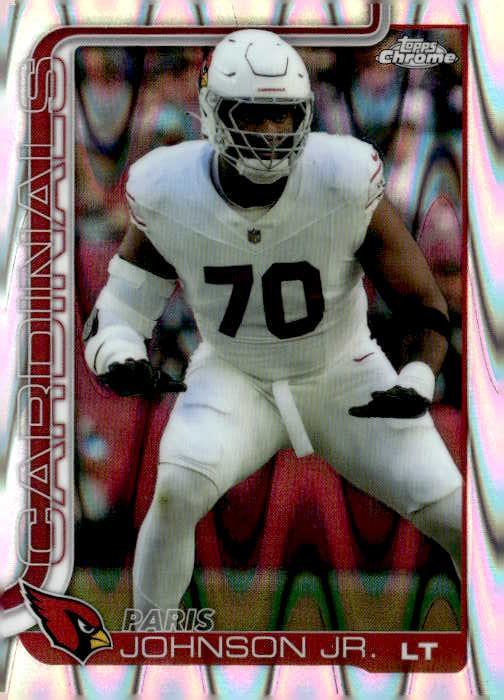 2025 Topps Chrome Paris Johnson Jr. graded slab