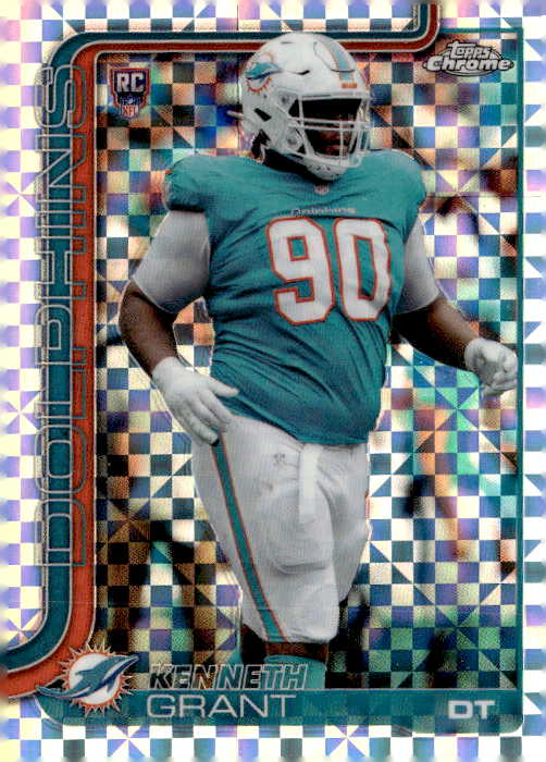 2025 Topps Chrome Kenneth Grant graded slab