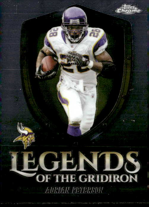 2025 Topps Chrome Adrian Peterson graded slab
