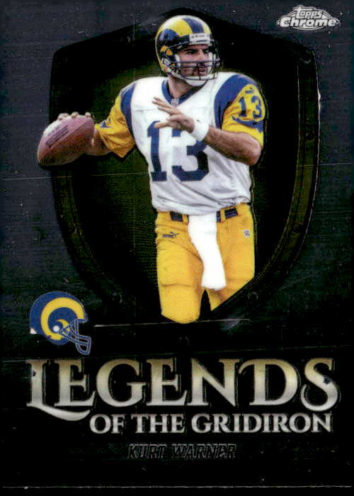 2025 Topps Chrome Kurt Warner graded slab