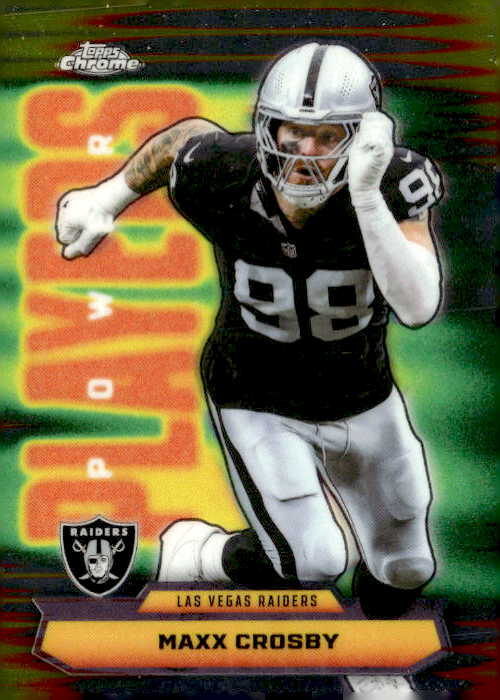 2025 Topps Chrome Maxx Crosby graded slab