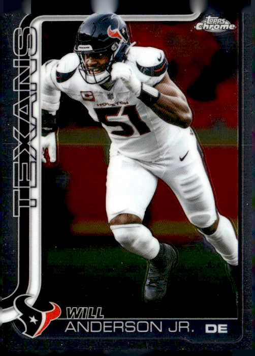 2025 Topps Chrome Will Anderson Jr. graded slab