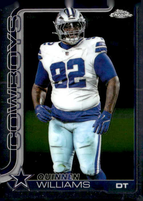 2025 Topps Chrome Quinnen Williams graded slab