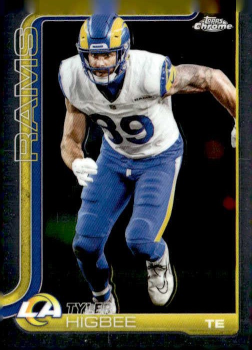 2026 Topps Chrome Tyler Higbee graded slab