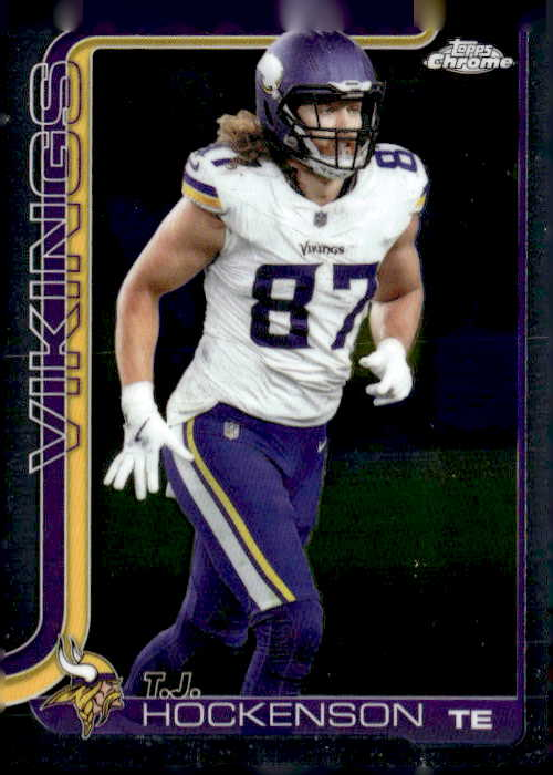 2025 Topps Chrome T.J. Hockenson graded slab