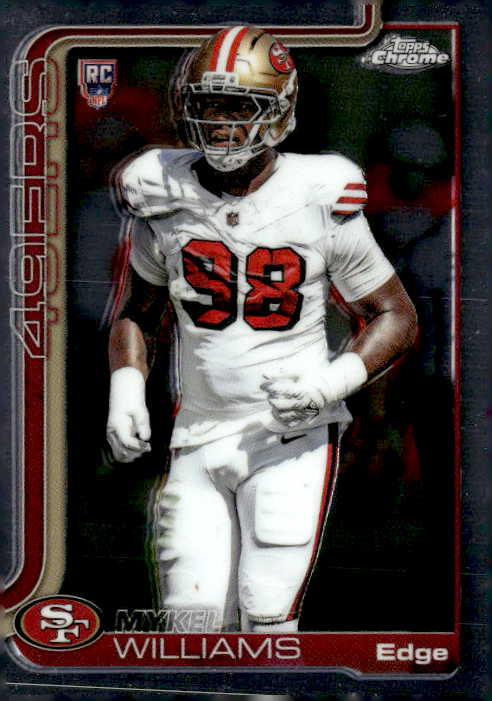2025 Topps Chrome Mykel Williams graded slab