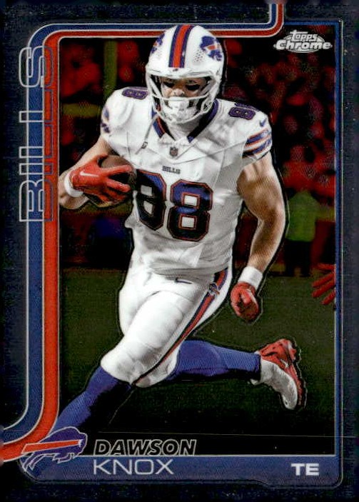 2025 Topps Chrome Dawson Knox graded slab