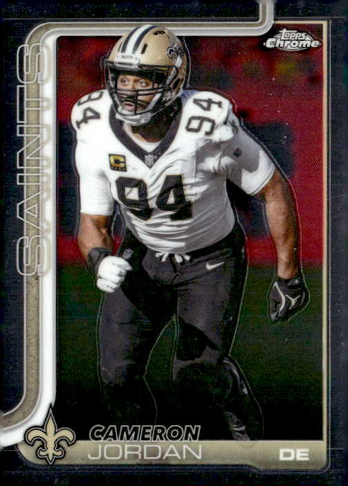 2025 Topps Chrome Cameron Jordan graded slab