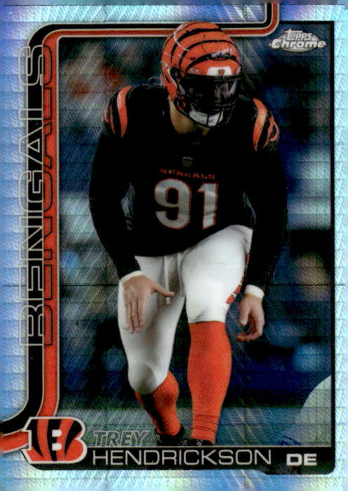2025 Topps Chrome Trey Hendrickson graded slab