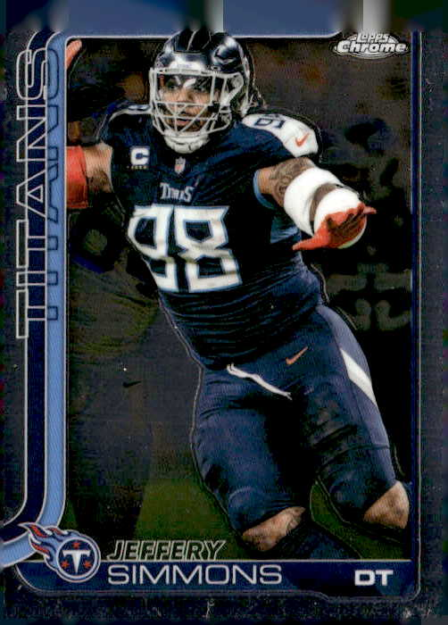 2025 Topps Chrome Jeffery Simmons graded slab