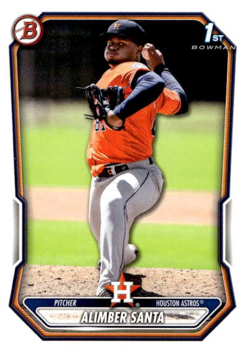 2026 Bowman Alimber Santa graded slab