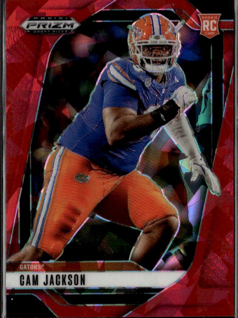 2025 Prizm Draft Picks Cam Jackson graded slab