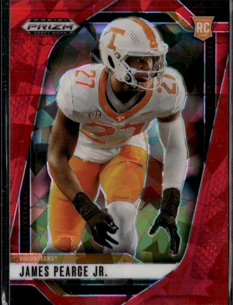 2025 Prizm Draft Picks James Pearce Jr. graded slab