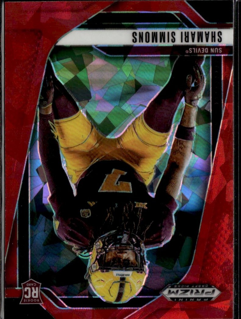 2025 Prizm Draft Picks Shamari Simmons graded slab