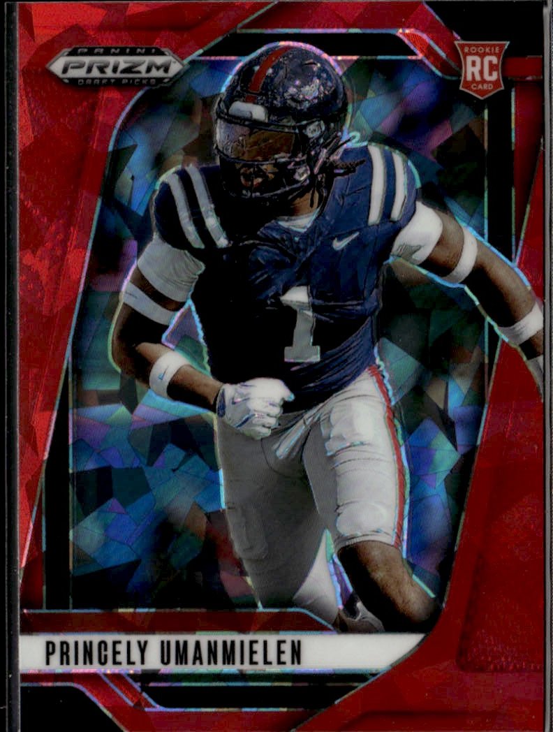 2025 Prizm Draft Picks Princely Umanmielen graded slab