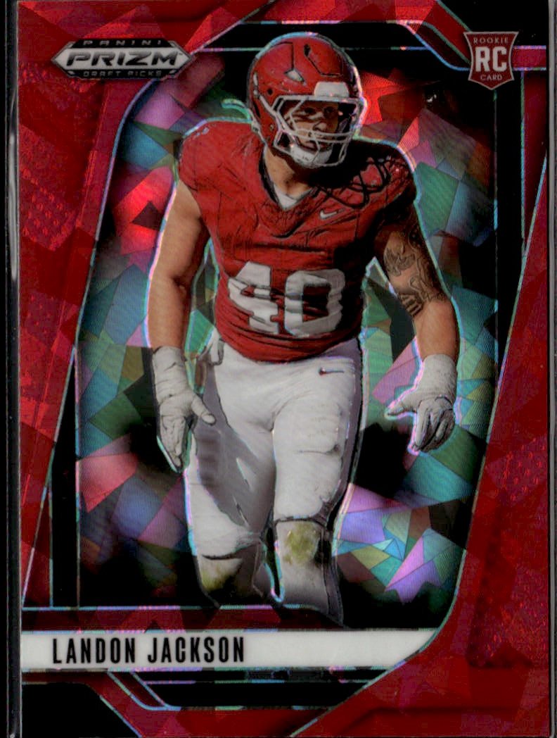 2025 Prizm Draft Picks Landon Jackson graded slab