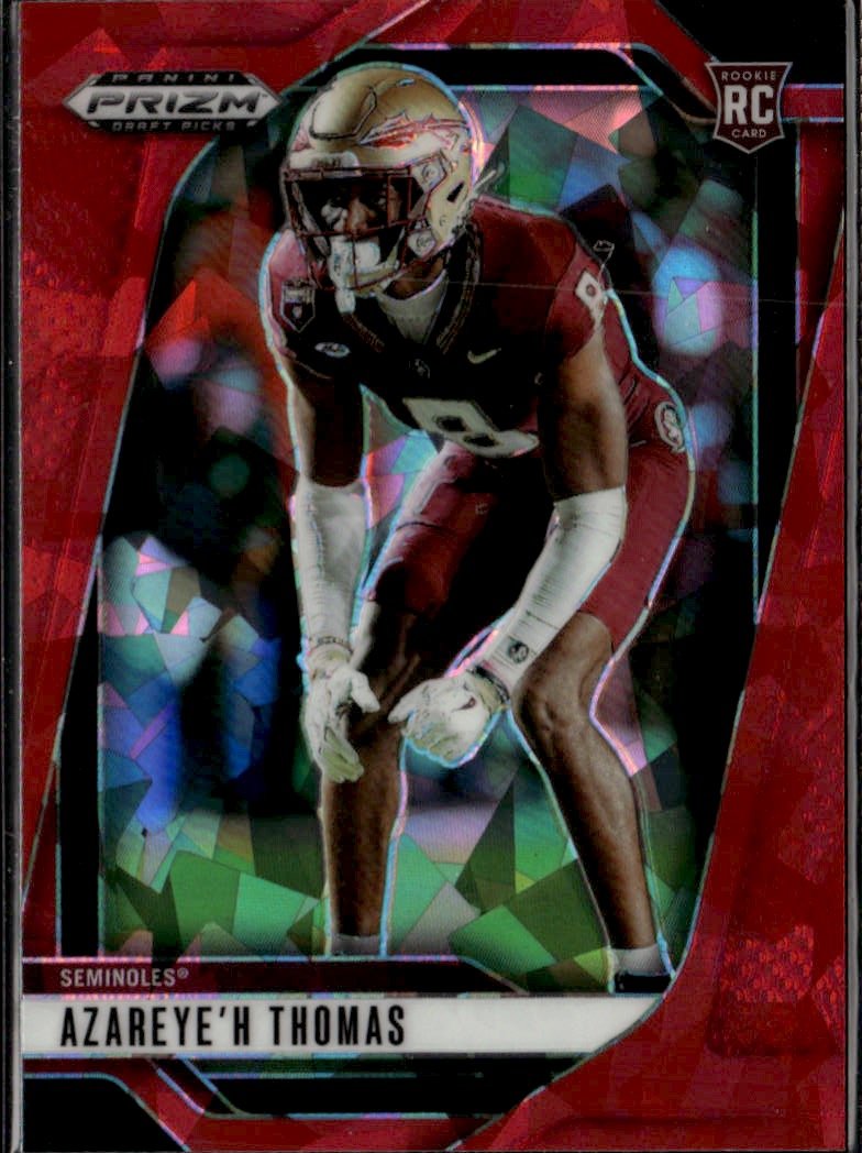 2025 Prizm Draft Picks Azareye'H Thomas graded slab