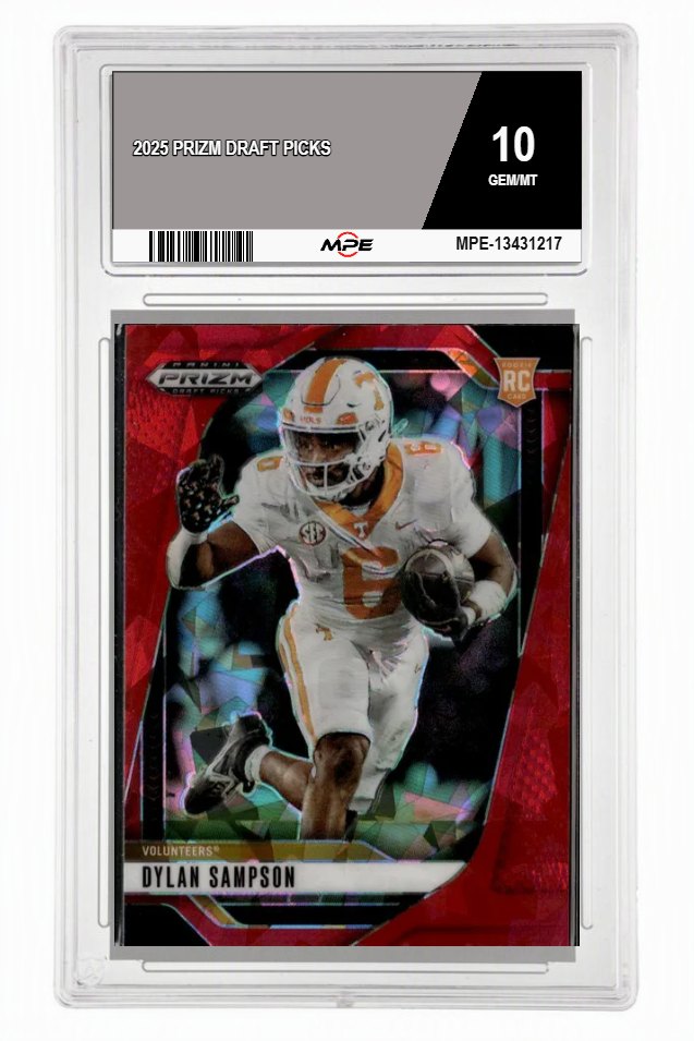 2025 PRIZM DRAFT PICKS GEM/MT — graded card auctioned from the MPE vault