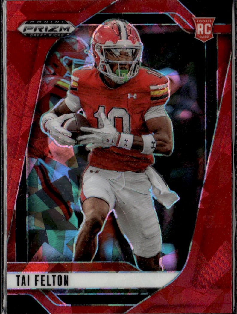 2025 Prizm Draft Picks Tai Felton graded slab