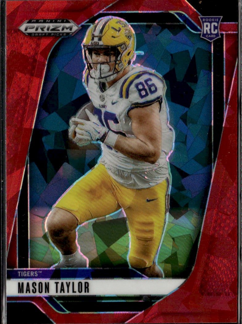 2025 Prizm Draft Picks Mason Taylor graded slab