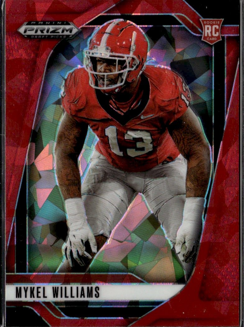 2025 Prizm Draft Picks Mykel Williams graded slab