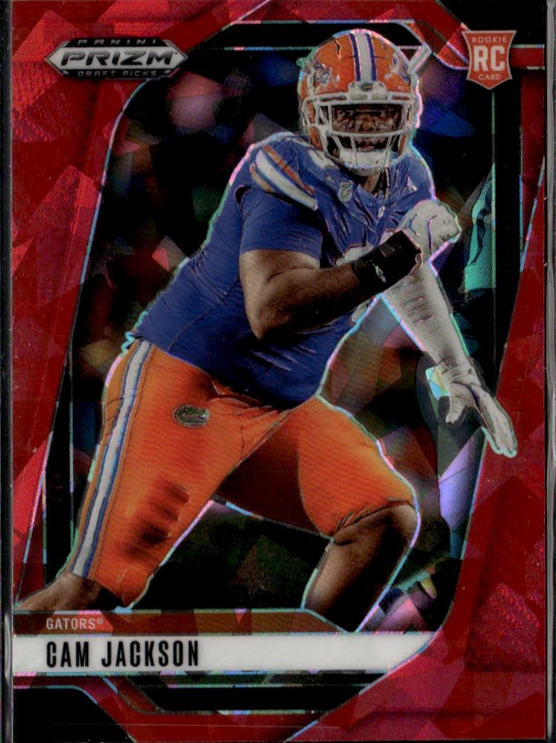 2025 Prizm Draft Picks Cam Jackson graded slab