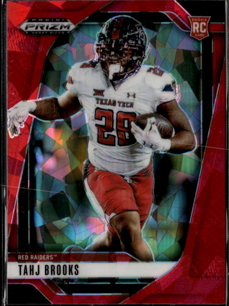 2025 Prizm Draft Picks Tahj Brooks graded slab