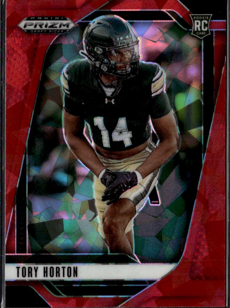 2025 Prizm Draft Picks Tory Horton graded slab