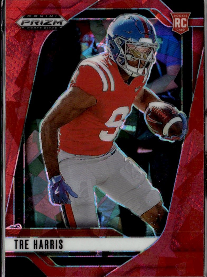2025 Prizm Draft Picks Tre Harris graded slab
