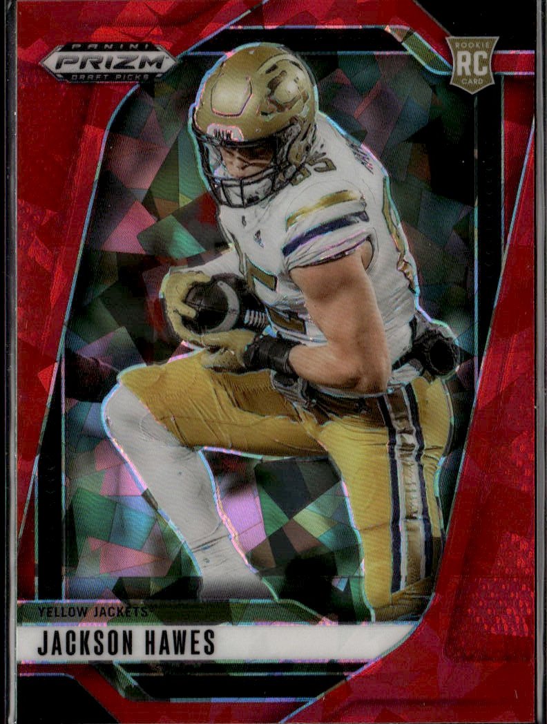 2025 Prizm Draft Picks Jackson Hawes graded slab