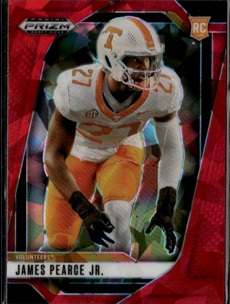 2025 Prizm Draft Picks James Pearce Jr. graded slab