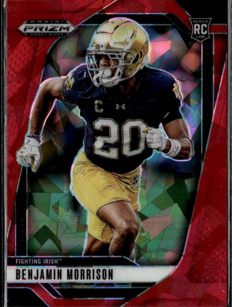 2025 Prizm Draft Picks Benjamin Morrison graded slab