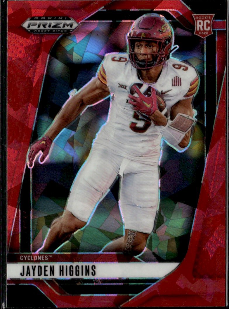 2025 Prizm Draft Picks Jayden Higgins graded slab
