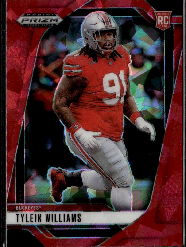 2025 Prizm Draft Picks Tyleik Williams graded slab