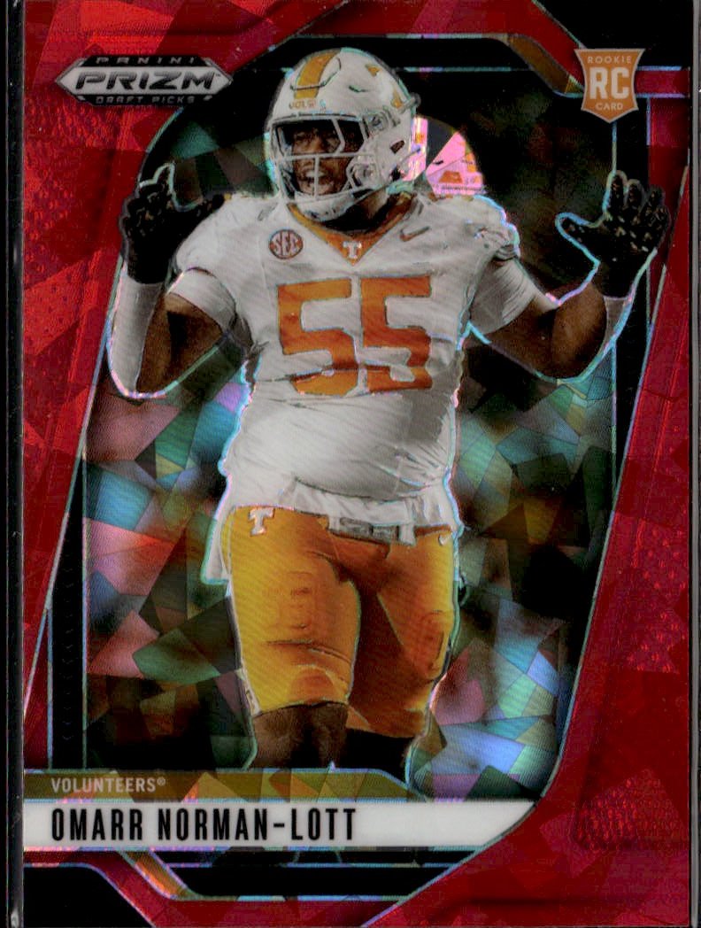 2025 Prizm Draft Picks Omarr Norman-Lott graded slab