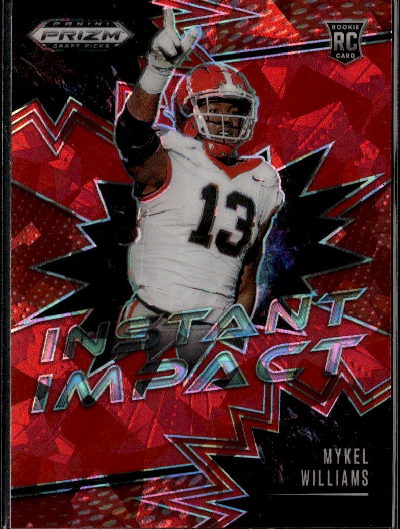 2025 Prizm Draft Picks Mykel Williams graded slab