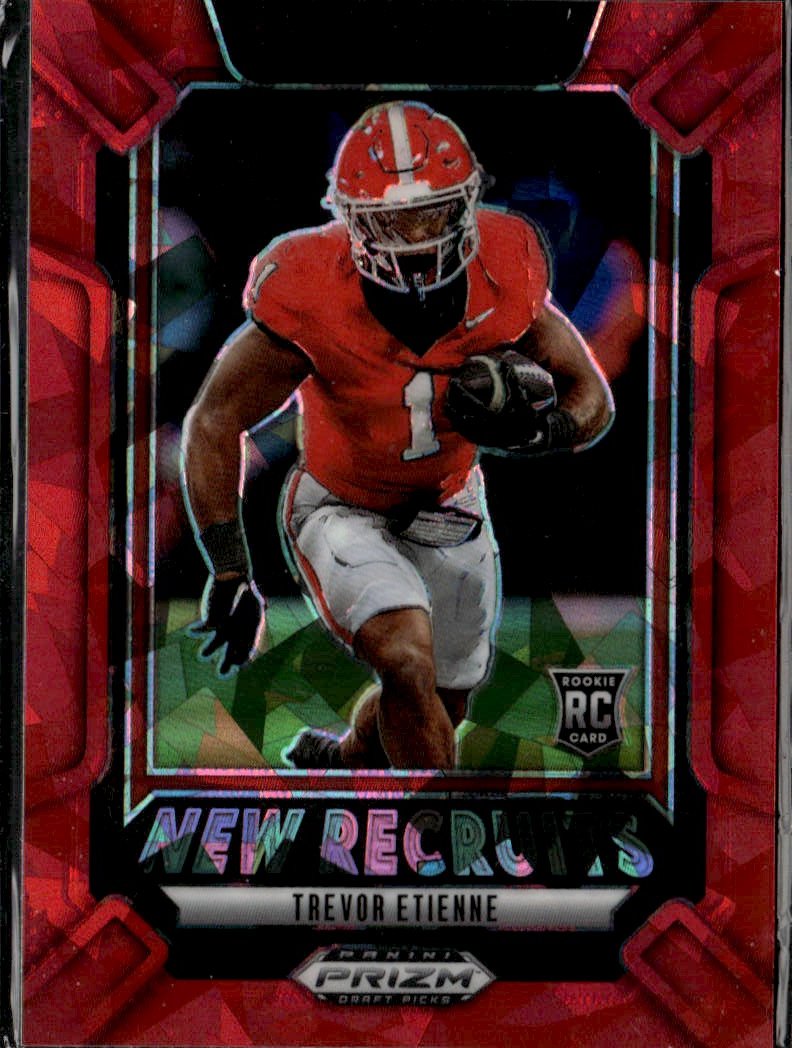 2025 Prizm Draft Trevor Etienne graded slab