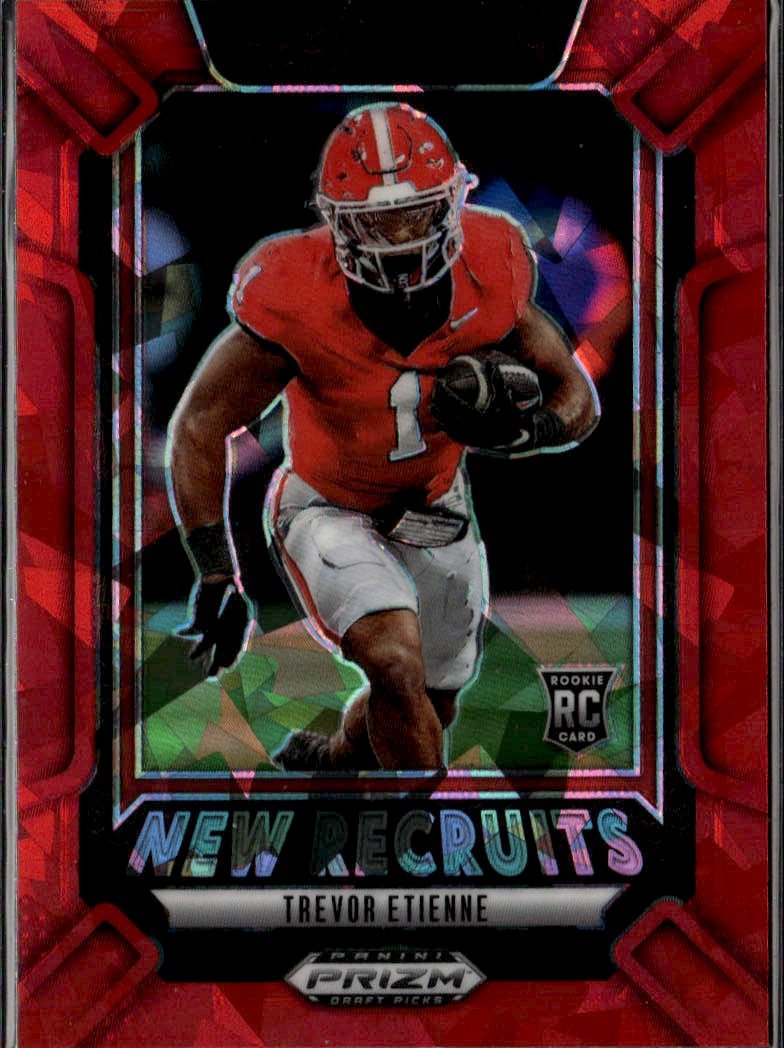 2025 Prizm Draft Trevor Etienne graded slab